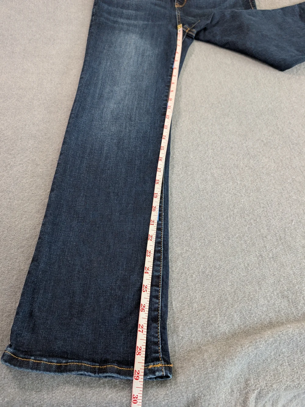 Old Navy Boys Size 14 Built In Flex Bootcut Dark Wash Denim Jeans